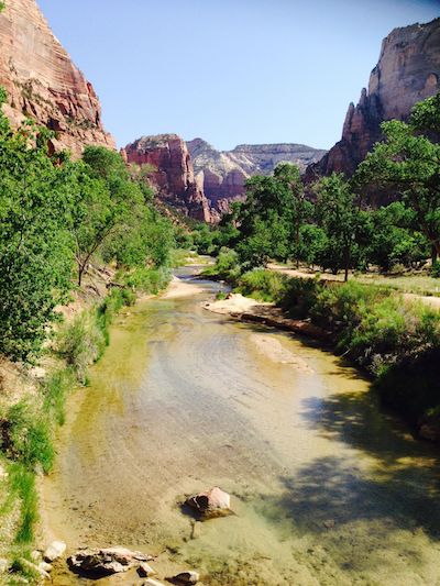 Start of Emerald Pools