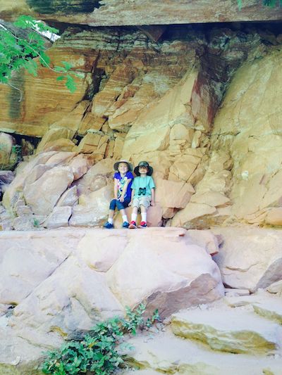 Kids at the Rocks