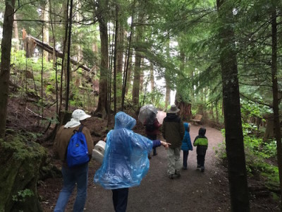 Walking through Ketchikan