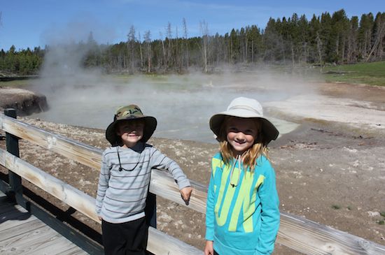 Exploring Yellowstone Mud Pots